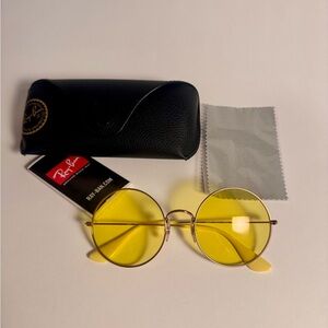 Ray-Ban RB3592 JA-JO Yellow Lens Sunglasses – Used w/ Case And Cloth